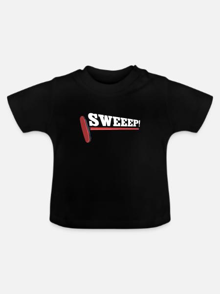 Locken - Baby Bio-T-Shirt mit Rundhals - Schwarz