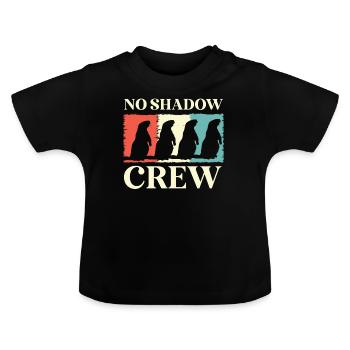 No shadow crew marmot lover animal animal - Baby Organic T-Shirt with Round Neck - black - Front