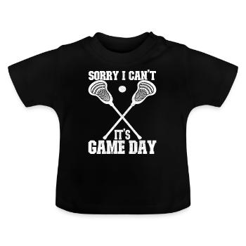 Lacrosse - T-shirt bio col rond Bébé - noir - Devant