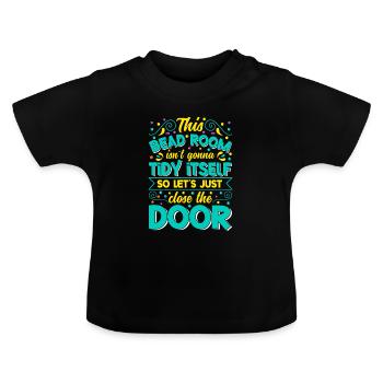 Beading Designs for Beader - Baby Organic T-Shirt with Round Neck - black - Front