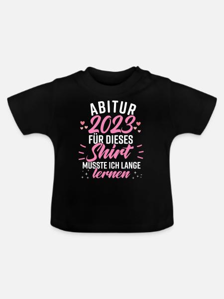 Abitur 2023 - Baby Bio-T-Shirt mit Rundhals - Schwarz