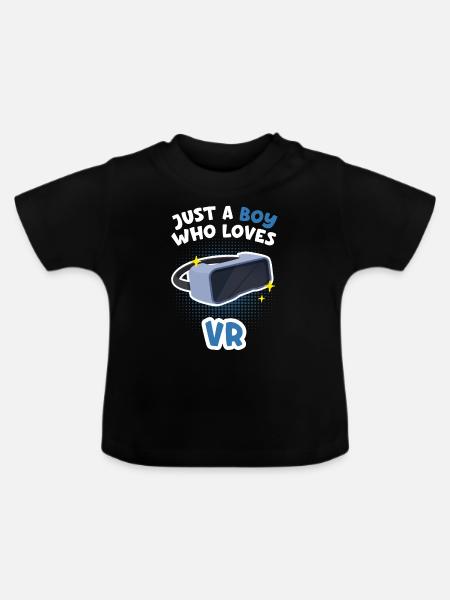 Zucchini - Baby Bio-T-Shirt mit Rundhals - Schwarz