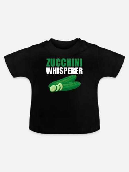 Zucchini - Baby Bio-T-Shirt mit Rundhals - Schwarz