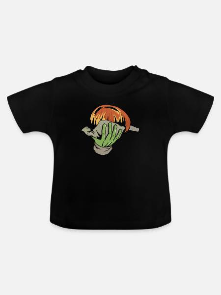 Glasblasen Alien Glasbläser - Baby Bio-T-Shirt mit Rundhals - Schwarz