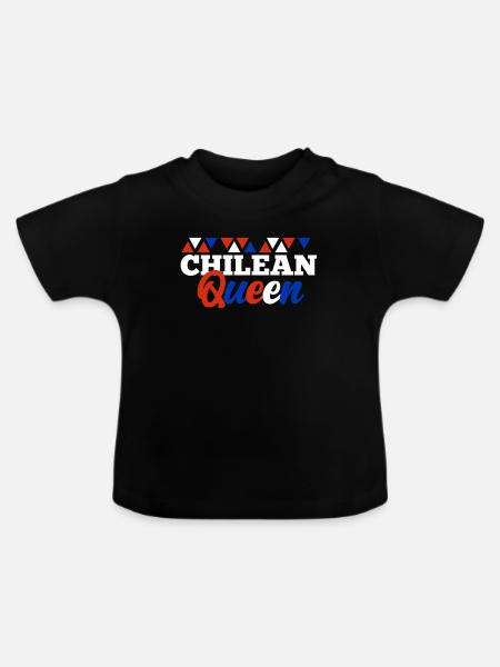 Chile - Baby Bio-T-Shirt mit Rundhals - Schwarz