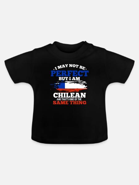 Chile - Baby Bio-T-Shirt mit Rundhals - Schwarz