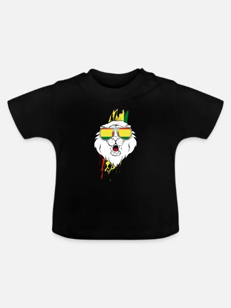 Bolivien - Baby Bio-T-Shirt mit Rundhals - Schwarz