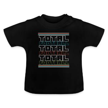 Soccer Total Soccer Total Soccer - T-shirt bio col rond Bébé - noir - Devant