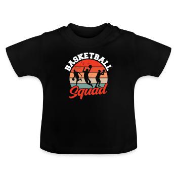 Entraîneur des joueurs de basket-ball de l’équipe de basket-ball - T-shirt bio col rond Bébé - noir - Devant