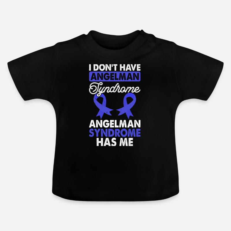 Je n’ai pas de ruban bleu pour le - T-shirt bio col rond Bébé - noir