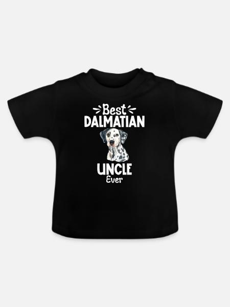 Gifts for Dalmatian Lovers - Baby Bio-T-Shirt mit Rundhals - Schwarz