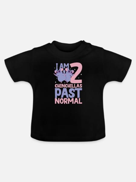 Chinchilla Liebhaber Geschenk Geschenkidee - Baby Bio-T-Shirt mit Rundhals - Schwarz