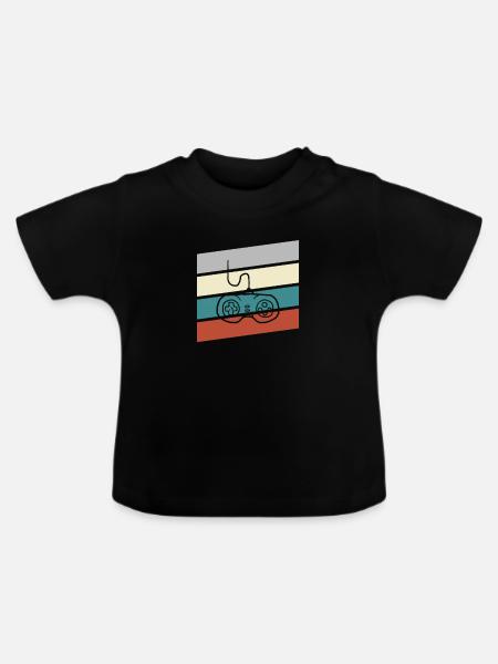 Gaming Retro - Baby Bio-T-Shirt mit Rundhals - Schwarz