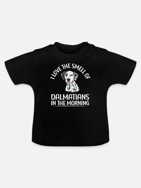 Gifts for Dalmatian Lovers - Baby Bio-T-Shirt mit Rundhals - Schwarz
