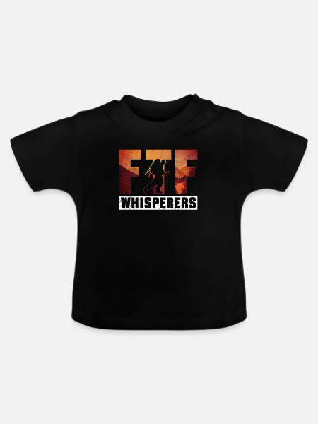 FTF-Flüsterer - Geocaching Geocacher - Baby Bio-T-Shirt mit Rundhals - Schwarz