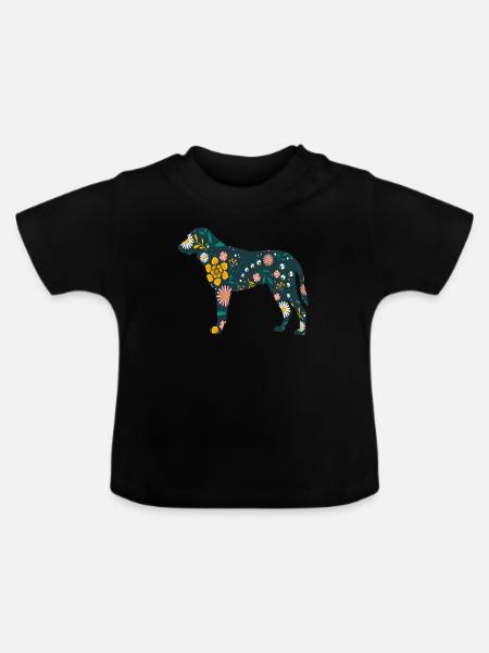 Kangal-schäferhund-hundehunderasse Mit - Baby Bio-T-Shirt mit Rundhals - Schwarz
