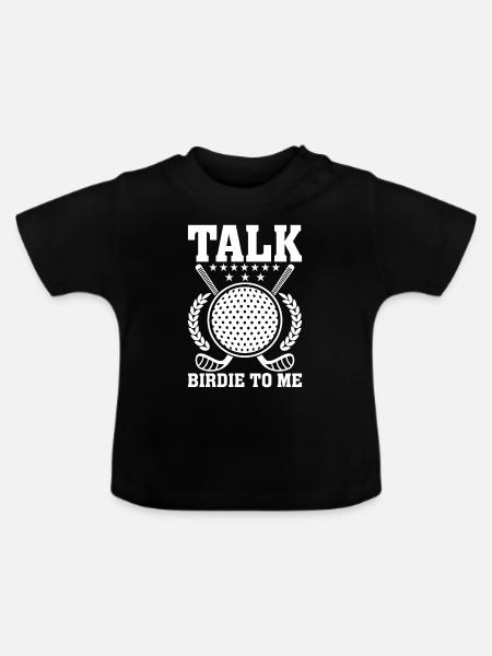 Sprich Vögelchen Zu Mir - Baby Bio-T-Shirt mit Rundhals - Schwarz