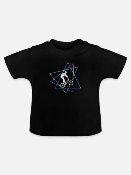 BMX - Baby Bio-T-Shirt mit Rundhals - Schwarz