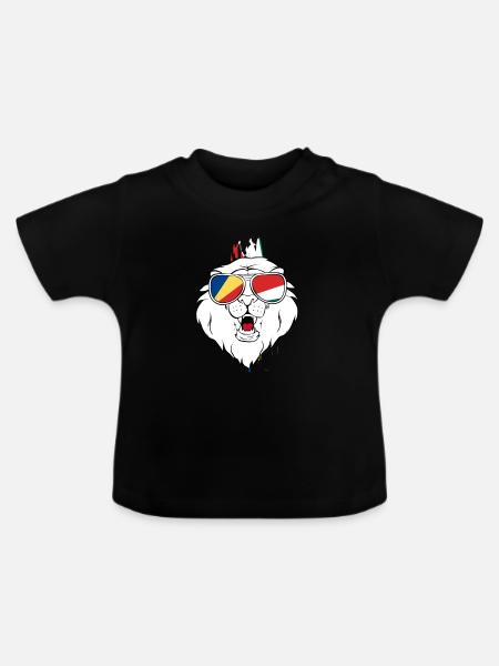 Seychellen - Baby Bio-T-Shirt mit Rundhals - Schwarz