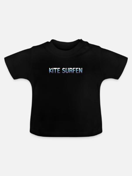Kite - Baby Bio-T-Shirt mit Rundhals - Schwarz