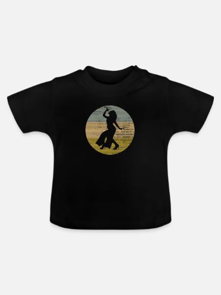 Singen - Baby Bio-T-Shirt mit Rundhals - Schwarz