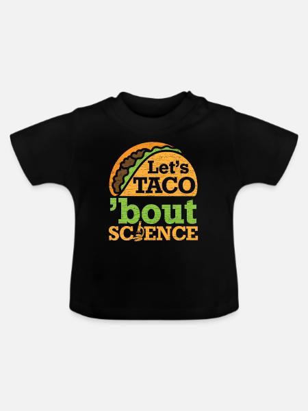 Science Wissenschaft - Baby Bio-T-Shirt mit Rundhals - Schwarz
