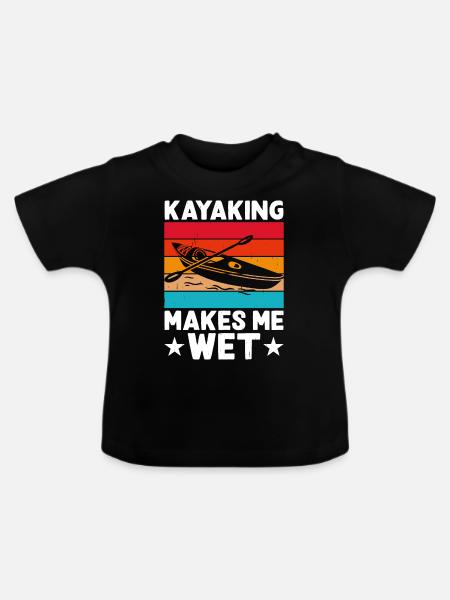 Kajak Kajakfahrer Kajaker - Baby Bio-T-Shirt mit Rundhals - Schwarz