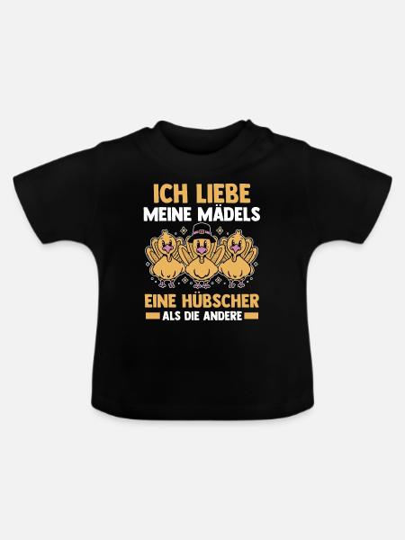 Truthuhn Truthahn - Baby Bio-T-Shirt mit Rundhals - Schwarz