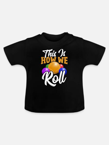 Boccia - Baby Bio-T-Shirt mit Rundhals - Schwarz