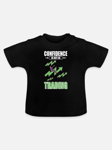 Börsenhändler, Forex-händler, Anlegerhandel - Baby Bio-T-Shirt mit Rundhals - Schwarz