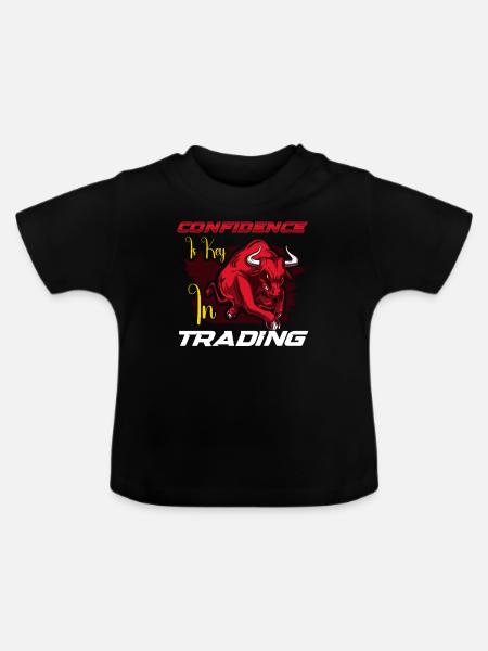 Börsenhändler, Forex-händler, Anlegerhandel - Baby Bio-T-Shirt mit Rundhals - Schwarz