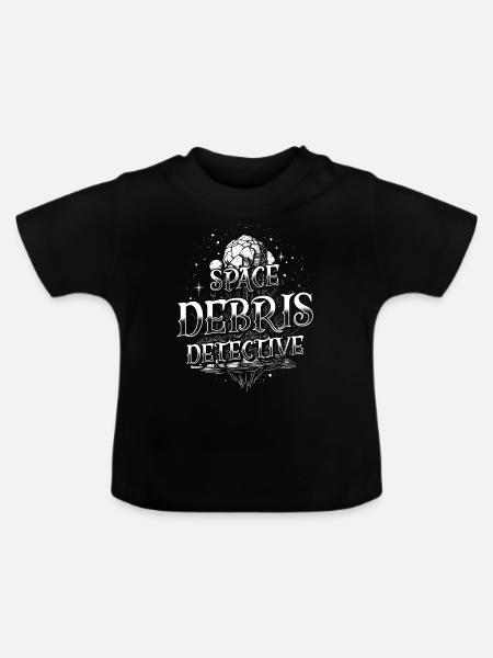 Meteoritenjäger Meteoritenjagd - Baby Bio-T-Shirt mit Rundhals - Schwarz