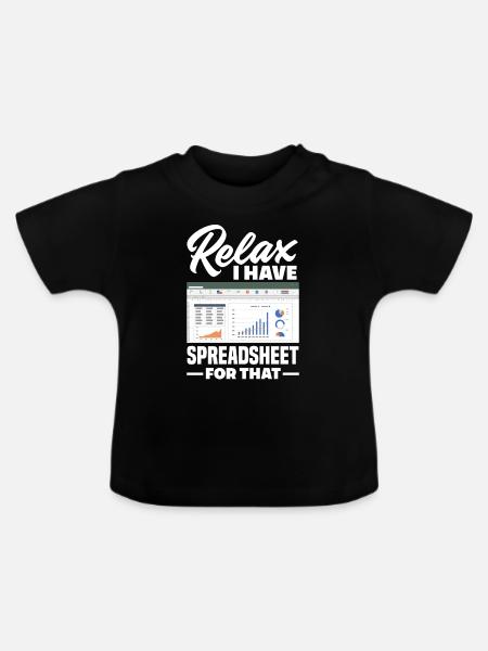 Lustiges Steuerberater Buchhalter Geschenk - Baby Bio-T-Shirt mit Rundhals - Schwarz
