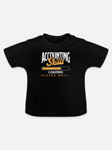Lustiges Steuerberater Buchhalter Geschenk - Baby Bio-T-Shirt mit Rundhals - Schwarz