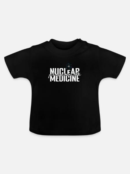 Nuclear Physicist Medicine Studium - Baby Bio-T-Shirt mit Rundhals - Schwarz