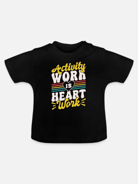 Activity Director Appreciation - Baby Bio-T-Shirt mit Rundhals - Schwarz