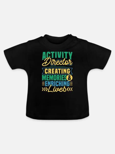 Activity Director Appreciation - Baby Bio-T-Shirt mit Rundhals - Schwarz