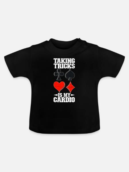 Binokel Pinochle - Baby Bio-T-Shirt mit Rundhals - Schwarz