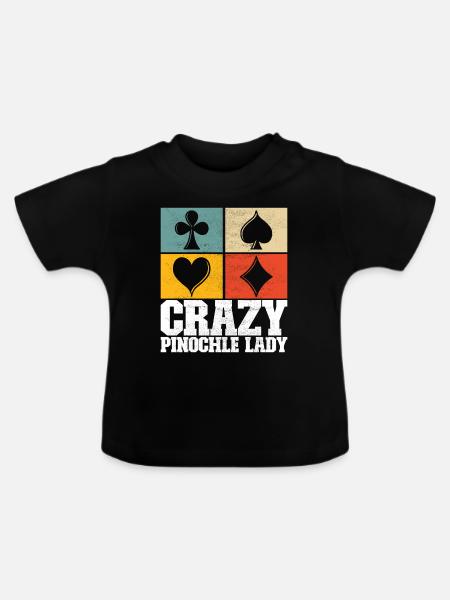 Binokel Pinochle - Baby Bio-T-Shirt mit Rundhals - Schwarz