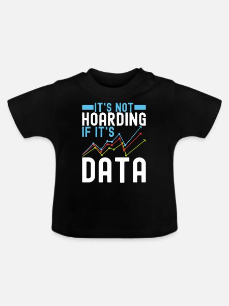 Data Science Datenanalyst - Baby Bio-T-Shirt mit Rundhals - Schwarz
