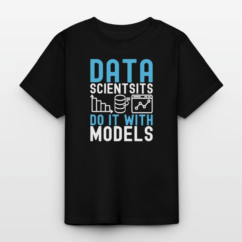 Data Science Datenanalyst Baby Bio-T-Shirt mit Rundhals