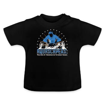 Meister der Unterwasser-Innenarchitektur. - Baby Bio-T-Shirt mit Rundhals - Schwarz - Vorne