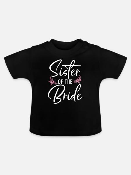 Sister Gifts - Baby Bio-T-Shirt mit Rundhals - Schwarz