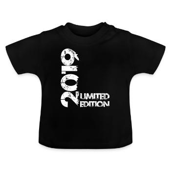 Édition limitée 2019 - T-shirt bio col rond Bébé - noir - Devant