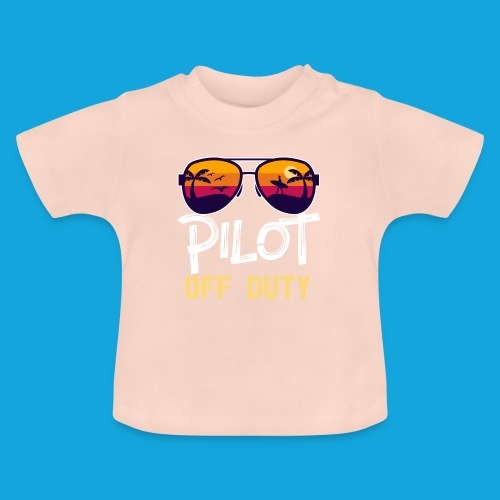 Pilot Of Duty - Baby Bio-T-Shirt mit Rundhals