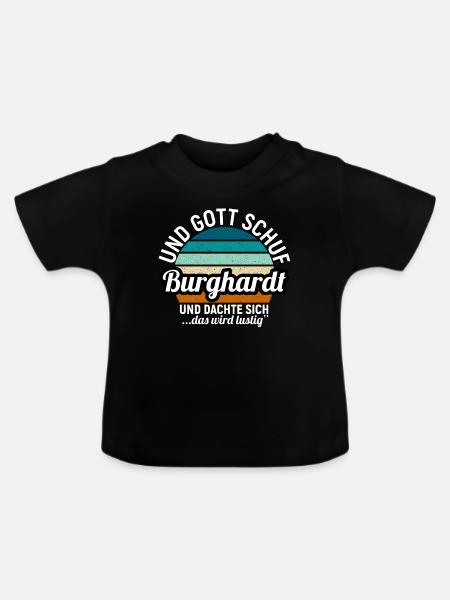 Carl - Baby Bio-T-Shirt mit Rundhals - Schwarz