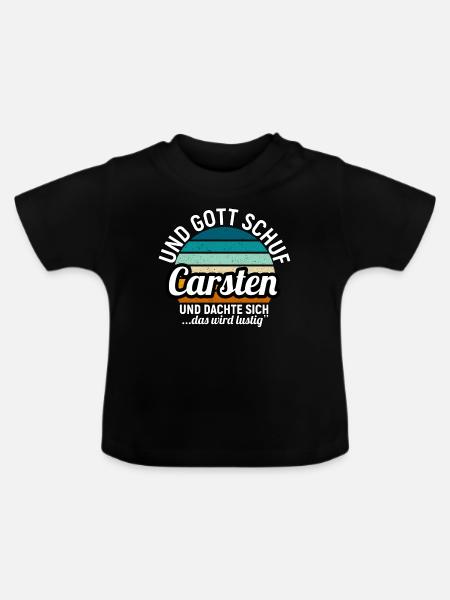 Christoph - Baby Bio-T-Shirt mit Rundhals - Schwarz