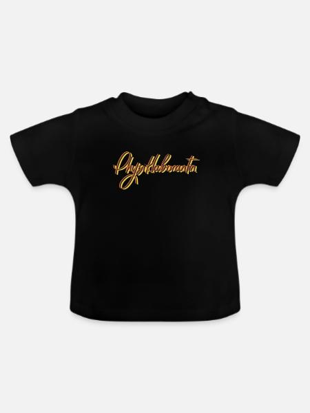 Laborant Abschluss-Geschenk Physiklaborantin - Baby Bio-T-Shirt mit Rundhals - Schwarz