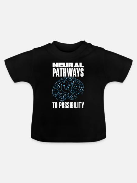 Unlock Your Brain's Potential Neuroplasticity - Baby Bio-T-Shirt mit Rundhals - Schwarz