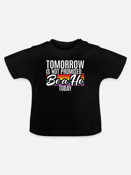 Lesbian Gifts - Baby Bio-T-Shirt mit Rundhals - Schwarz